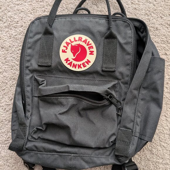 Fjallraven Kanken Mini Backpack in Dark Grey main image 9